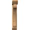 Ekena Millwork Legacy Slat Rough Sawn Bracket w/ Offset Brace, Western Red Cedar, 6"W x 28"D x 36"H BKT0604X28X36LEC06RWR - alternate 4